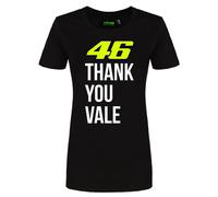 Valentino Rossi T-Shirt Thank You Vale,Donna,S,Nero