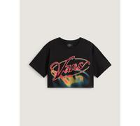 T-shirt Vans Afterburn manica corta nero rosa giallo donna - S