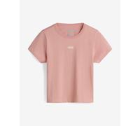 T-shirt Vans Basic Mini manica corta rosa bianco donna - L