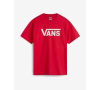 T-shirt Vans Classic manica corta rosso pomodoro bianco - S