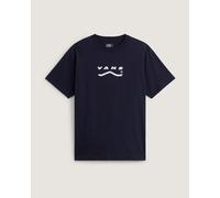 T-shirt Vans Determined manica corta blu navy bianco - M