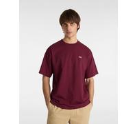 T-shirt Vans Left Chest II manica corta rosso scuro - M