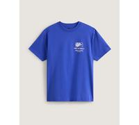 T-shirt Vans Stockpile manica corta blu elettrico bianco - M