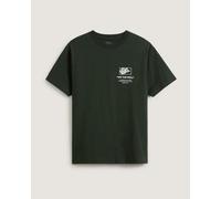 T-shirt Vans Stockpile manica corta verde scuro bianco - S