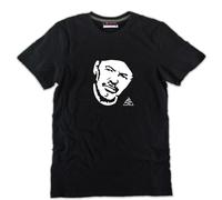 T-shirt Vasco rossi blasco ottimo cotone nera uomo nera volto musica anni 80 90