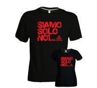 T-shirt Vasco Siamo solo noi vasco rossi blasco anni 80 cotone nera uomo donna