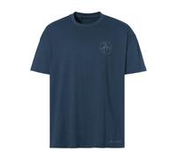 Vaude Bike Cyclist Short Sleeve T-shirt Blu 3XL Uomo Dark Sea