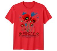 T-Shirt VE Day 80th Anniversary, UK Union Jack, WWII Remembrance, 1945 - 2025 #3