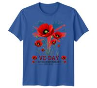 T-Shirt VE Day 80th Anniversary, UK Union Jack, WWII Remembrance, 1945 - 2025 #3
