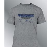 T-Shirt Vectrex Vintage Anni 80 Vectorial Console Aspetto Usurato