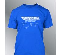 T-Shirt Vectrex Vintage Anni 80 Vectorial Console Aspetto Usurato