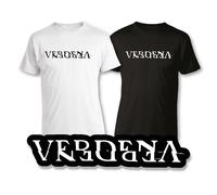 T-SHIRT VERDENA LOGO SCRITTA MUSIC T SHIRT MAGLIA MAGLIETTA - 100% COTONE