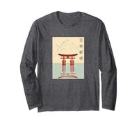 T-shirt vintage con scritta "I Love JAPAN Travel Wanderlust Maglia a Manica