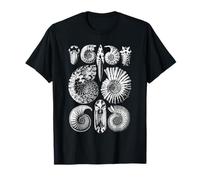 T-shirt vintage Haeckel Ammonitida Ammonoids Mollusks Tee Maglietta