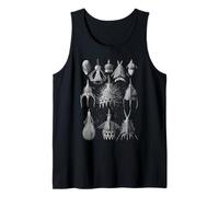 T-Shirt Vintage Haeckel Cyrtoidea Radiolaria Tee Canotta