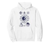 T-Shirt Vintage Haeckel Peromedusae Meduse Tee Felpa con Cappuccio
