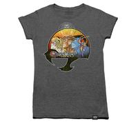 T-Shirt Vintage Logo Usurato Retro Thundercats Per Donne TV Anni '80 He Man
