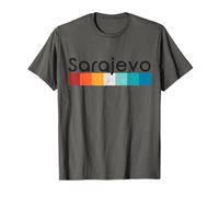 T-shirt vintage Sarajevo Bosnia Erzegovina Retro Design Maglietta