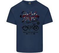 T-Shirt Vintage Silver Hawk Con Bandiera Union Jack Per Bambini