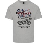 T-Shirt Vintage Silver Hawk Con Bandiera Union Jack Per Bambini