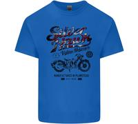 T-Shirt Vintage Silver Hawk Con Bandiera Union Jack Per Bambini