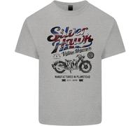 T-Shirt Vintage Silver Hawk Con Bandiera Union Jack Per Bambini