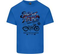 T-Shirt Vintage Silver Hawk Con Bandiera Union Jack Per Bambini