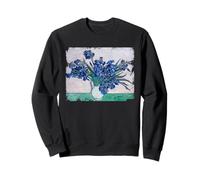 T-shirt vintage Van Gogh Irises Flowers Dipinto d'arte floreale Felpa