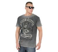 T-Shirt West Coast Choppers Cash Only Nero/GrigioM Nero,Grigio