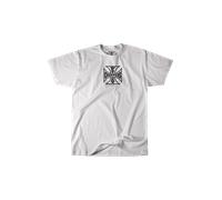 T-Shirt West Coast Choppers Parts Bianco-Nero XL Nero