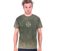 T-Shirt West Coast Choppers Parts Verde VintageXL Verde Vintage