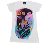 T-Shirt Wonder Woman Acquerello Floreale Per Ragazze