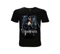 T-Shirt WWE Undertaker wrestling originale nera wrestler ufficiale