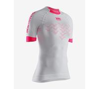 T-shirt X-Bionic The Trick G2 manica corta bianco rosa donna - L