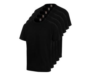 T-shirt X5 nere 5pezzi