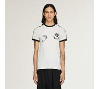 T-SHIRT Y-3 CHITO CALI CON GRAFICA Chalk White S
