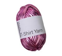 T-Shirt Yarn Cord - Recycled Fabric Crochet Thread, Smooth Flexible Yarn Rope, Stylish Crafting Textile | Eco Friendly Creative Handmade Supply For Knitting Weaving Stitching Macrame