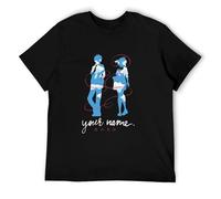 T-Shirt Your Name Tshirt Manga Mitsua Taki Tokyo Makoto Shinkai Black Casual Printing Tee Shirt