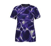 T-shirt Odlo Zeroweight Chill-Tec Print manica corta viola donna - L