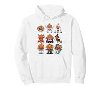 T-Shirt Zucca di Halloween - Jack-o'-Lantern Costume Group Felpa con Cappuccio