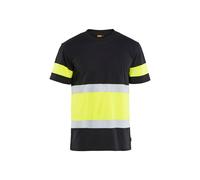 T-shirtd alta visibilità Blaklader Noir M