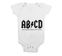 t-shirteria Body Neonato AB CD for Those About to Talk Musica Maschio Femmina Neonati Body Simpatico