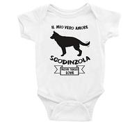 t-shirteria Body Neonato Simpatico Il Mio Vero Amore scodinzola Pastore Tedesco Amico Cane Body Maschietto Femminuccia