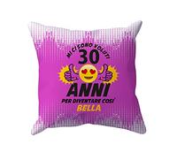 t-shirteria Cuscino Compleanno Mi ci sono voluti 30 Anni per Diventare Così Bella Gadget Cuscini Divano Divertenti 40X40 Feste Compleanni