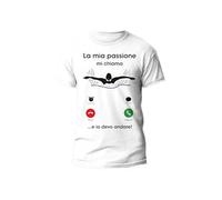 t-shirteria Nuoto La mia Passione Mi Chiama e io Devo Andare - Maglietta Piscina