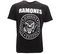 t-shirteria - T-Shirt Ramones Originale, Nero - Taglie XS, S, M, L, XL