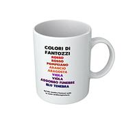 t-shirteria Tazza Fantocci I Colori di Ugo - Tordo intero - Blu Tenebra - Tazza Divertente Uomo - Tazza Idea Regalo - Idea Regalo Divertente