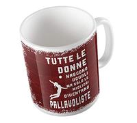 t-shirteria Tazza in Ceramica - Tutte le Donne nascono uguali ma solo le migliori diventano Pallavoliste - Tazza Idea Regalo - Gadget Idee Regalo