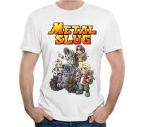 T-Shirts for Men Metal Slug T Shirt Vintage Game Custom Graphic Homme Tee Shirt Japan Custom Tee Company