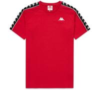 Kappa - T shirt Maglietta, Uomo, Rosso, Cotone, Sport Street, 222 Banda Coen Slim, Taglia: L